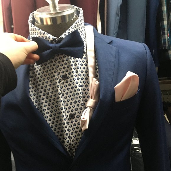 NWT Tailored Slim Fit Men's Dress Shirt Daniel K - Picture 3 of 10